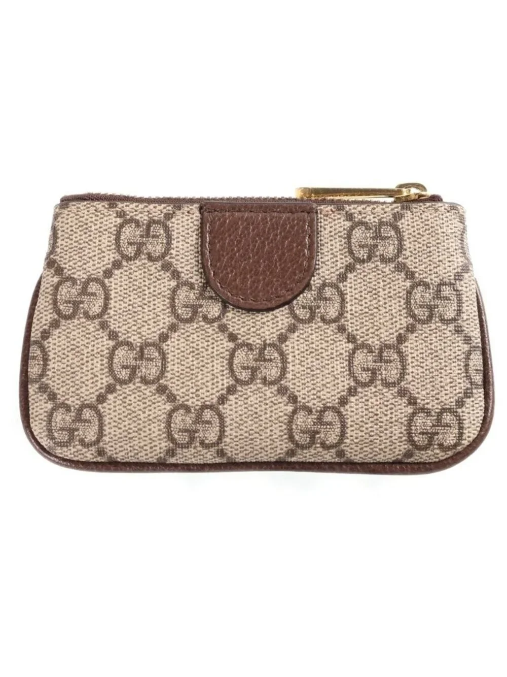 Gucci GG Supreme Ophidia Ebony Coin Purse Beige
